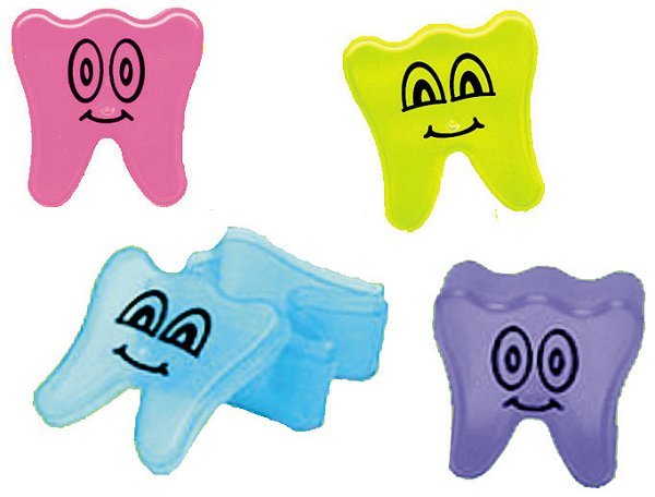 Zahnbehälter "Happy Smile" 36 Stück - Zahn Behälter - Zahnarzt