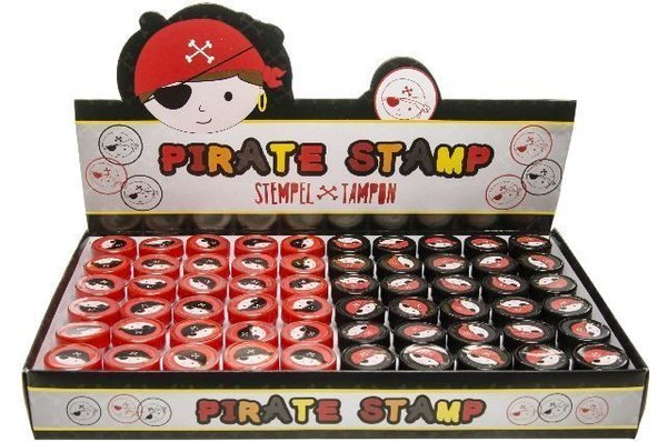 Pirat Stempel für Kinder 60 Stück - Zahnarzt Artikel