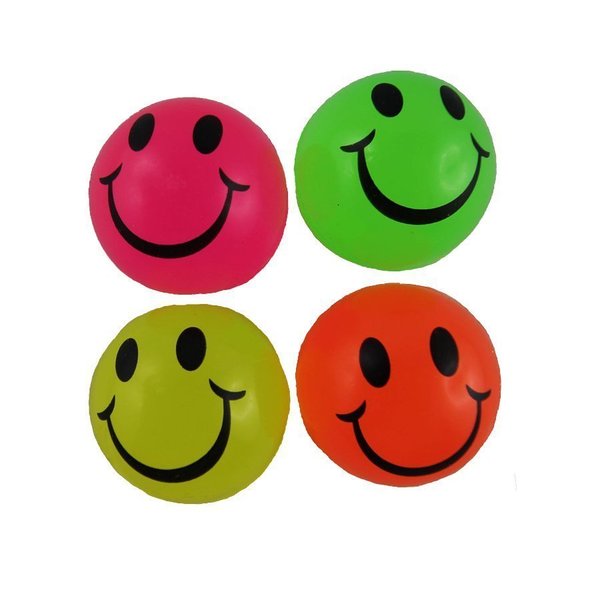 Smile-Flummis 100 Stück verschiedene Farben - Springbälle - Kinder Artikel - Zahnarzt