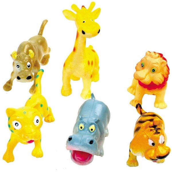 Kinder-Zootiere - Zoo Tier Figuren 48 Stück - Kinder Zahnarzt