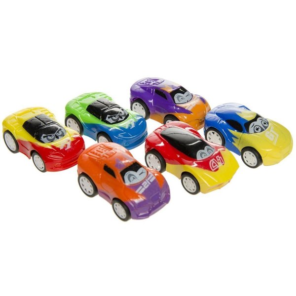 Lustige Autos mit Rückzug 24 Stück - Kinderspielzeug Zahnarzt