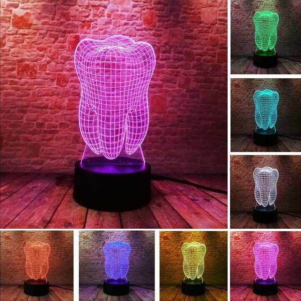 3D LED-Zahnlampe